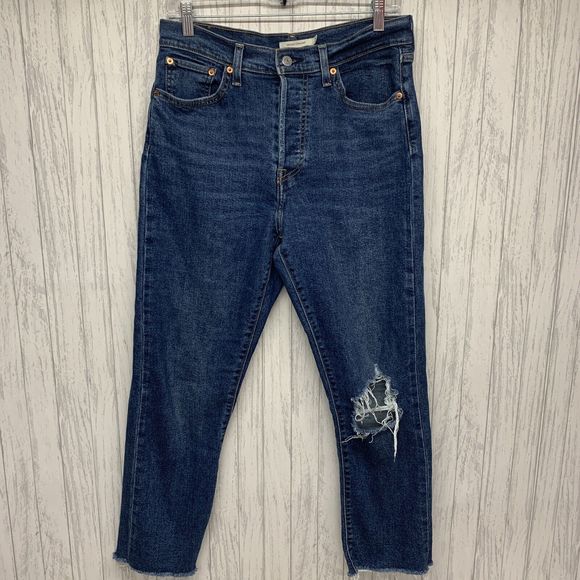 Womens Size 31 Levi’s Wedgie Straight Jeans EUC - Picture 1 of 5